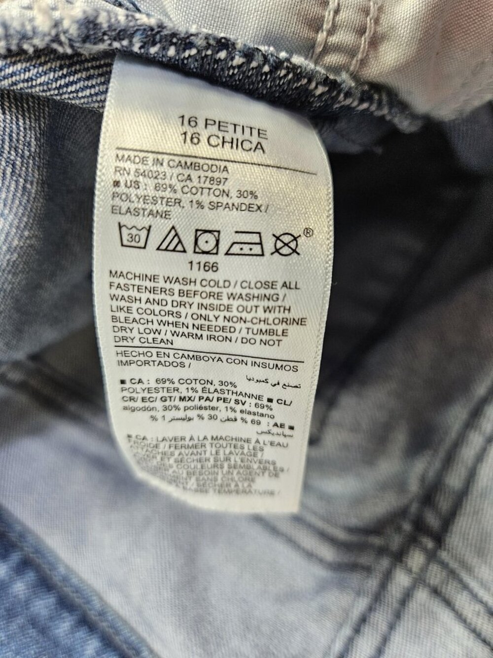 Old Navy High Rise Wow Super Skinny Jeans Womens 16 Petite Blue Med Wash Stretch - Picture 5 of 10